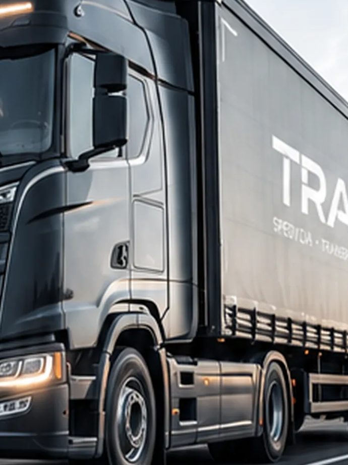 Zestaw TRAKT w trasie, widok z boku